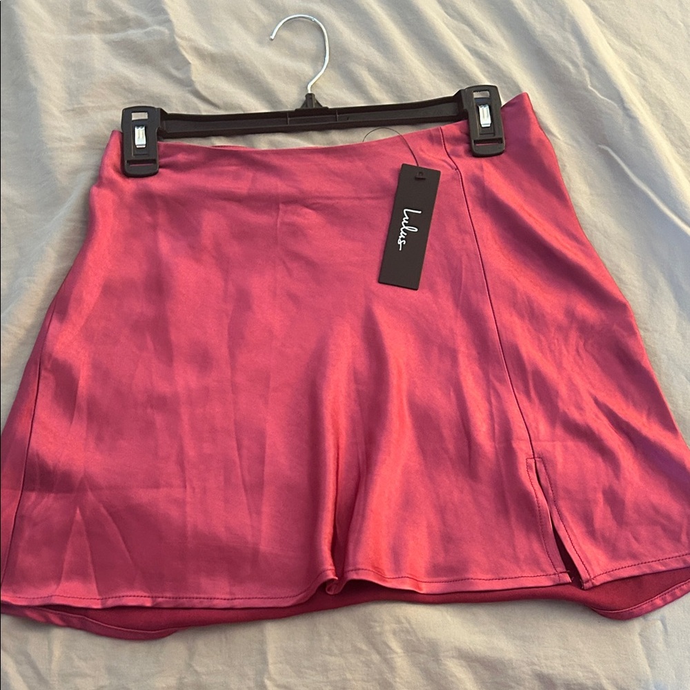 Lulu's Vibrant fuchsia Mini Skirt